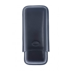 Чехол Jemar на 2 сигары Robusto, натуральная кожа (черный) (шт.)